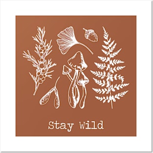 Stay Wild Nature Elements Posters and Art